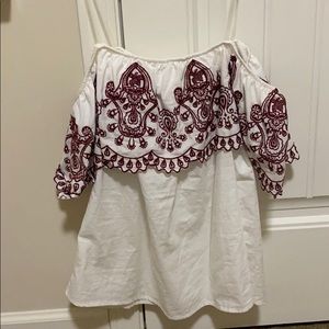 Off shoulder blouse